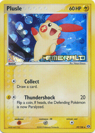Plusle (39/106) (Stamped) [EX: Emerald] - Waypoint Games CA