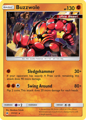 Buzzwole (77/131) [Sun & Moon: Forbidden Light] - Waypoint Games CA
