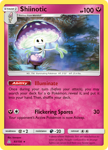 Shiinotic (93/156) [Sun & Moon: Ultra Prism] - Waypoint Games CA