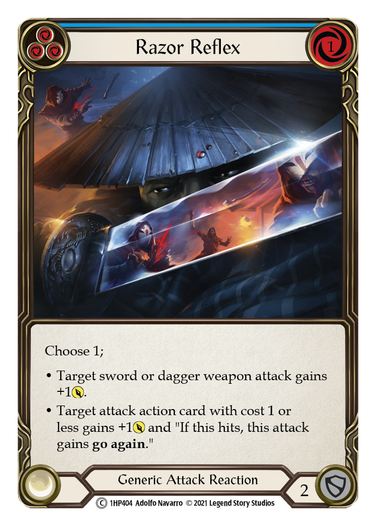 Razor Reflex (Blue) [1HP404] (History Pack 1) - Waypoint Games CA