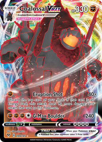Coalossal VMAX (099/185) [Sword & Shield: Vivid Voltage] - Waypoint Games CA