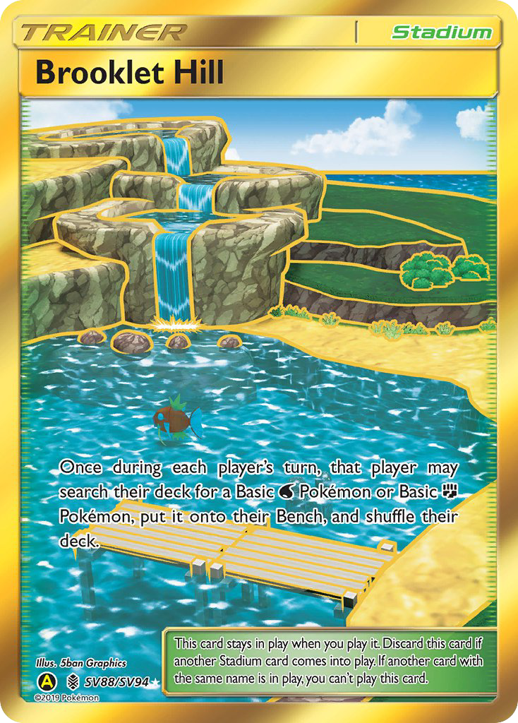 Brooklet Hill (SV88/SV94) [Sun & Moon: Hidden Fates - Shiny Vault] - Waypoint Games CA