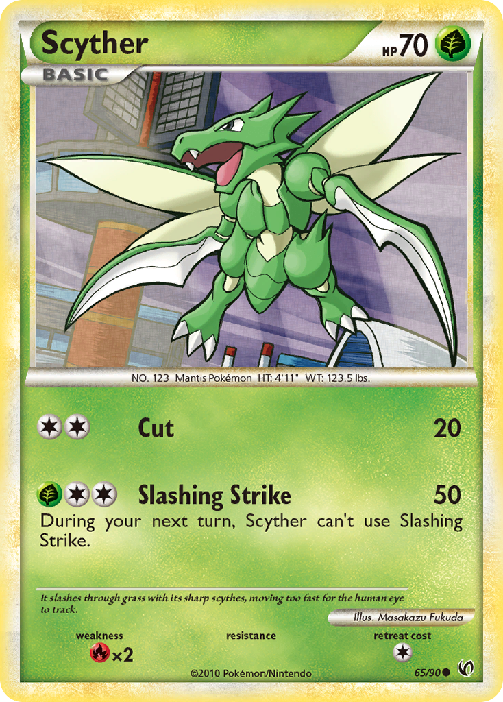 Scyther (65/90) [HeartGold & SoulSilver: Undaunted] - Waypoint Games CA