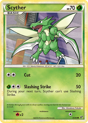 Scyther (65/90) [HeartGold & SoulSilver: Undaunted] - Waypoint Games CA
