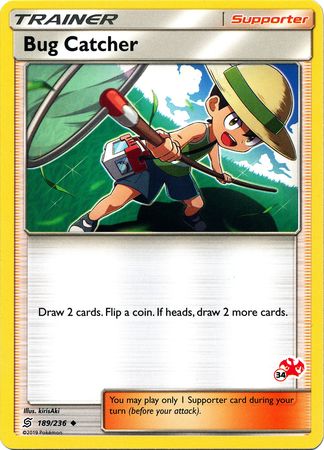 Bug Catcher (189/236) (Charizard Stamp #34) [Battle Academy 2020] - Waypoint Games CA