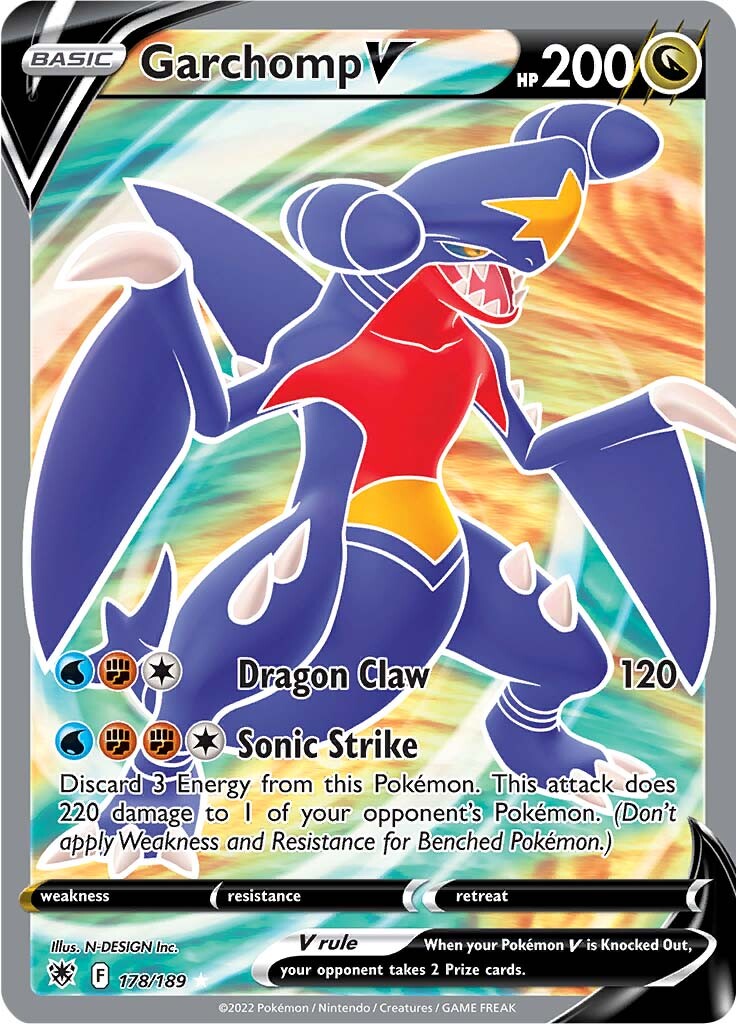 Garchomp V (178/189) [Sword & Shield: Astral Radiance] - Waypoint Games CA