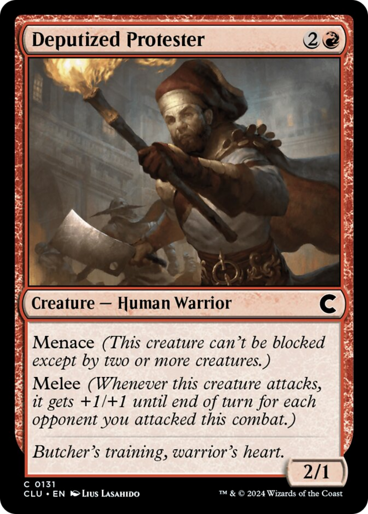 Deputized Protester [Ravnica: Clue Edition] - Waypoint Games CA