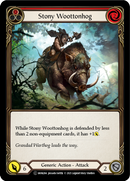 Stony Woottonhog (Red) [U-MON284-RF] (Monarch Unlimited)  Unlimited Rainbow Foil - Waypoint Games CA