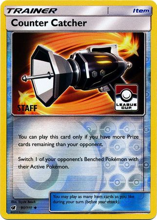Counter Catcher (91/111) (League Promo Staff) [Sun & Moon: Crimson Invasion] - Waypoint Games CA