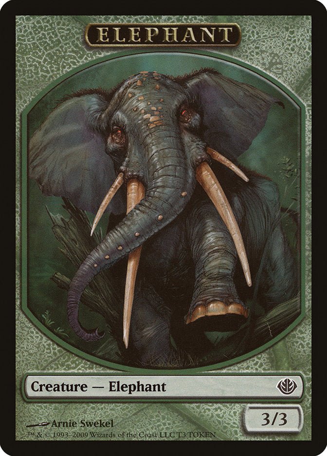 Elephant Token [Duel Decks: Garruk vs. Liliana Tokens] - Waypoint Games CA