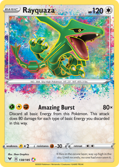 Rayquaza (138/185) [Sword & Shield: Vivid Voltage] - Waypoint Games CA