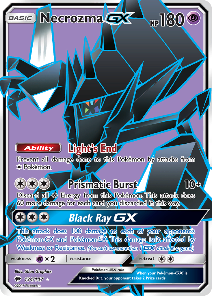 Necrozma GX (134/147) [Sun & Moon: Burning Shadows] - Waypoint Games CA