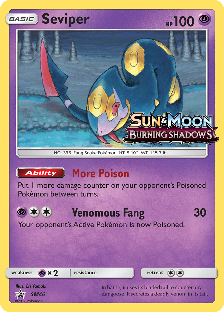 Seviper (SM46) [Sun & Moon: Black Star Promos] - Waypoint Games CA