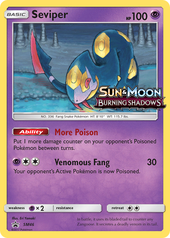 Seviper (SM46) [Sun & Moon: Black Star Promos] - Waypoint Games CA