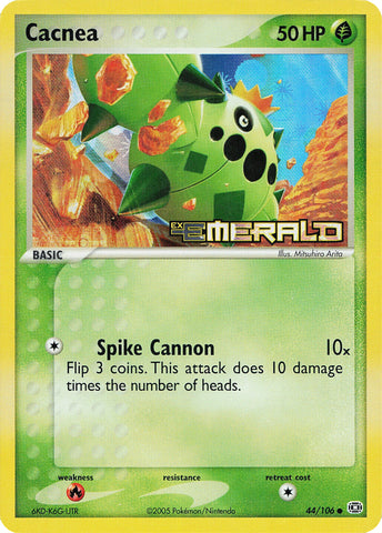 Cacnea (44/106) (Stamped) [EX: Emerald] - Waypoint Games CA