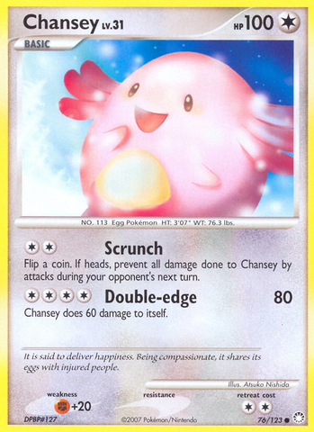 Chansey (76/123) [Diamond & Pearl: Mysterious Treasures] - Waypoint Games CA