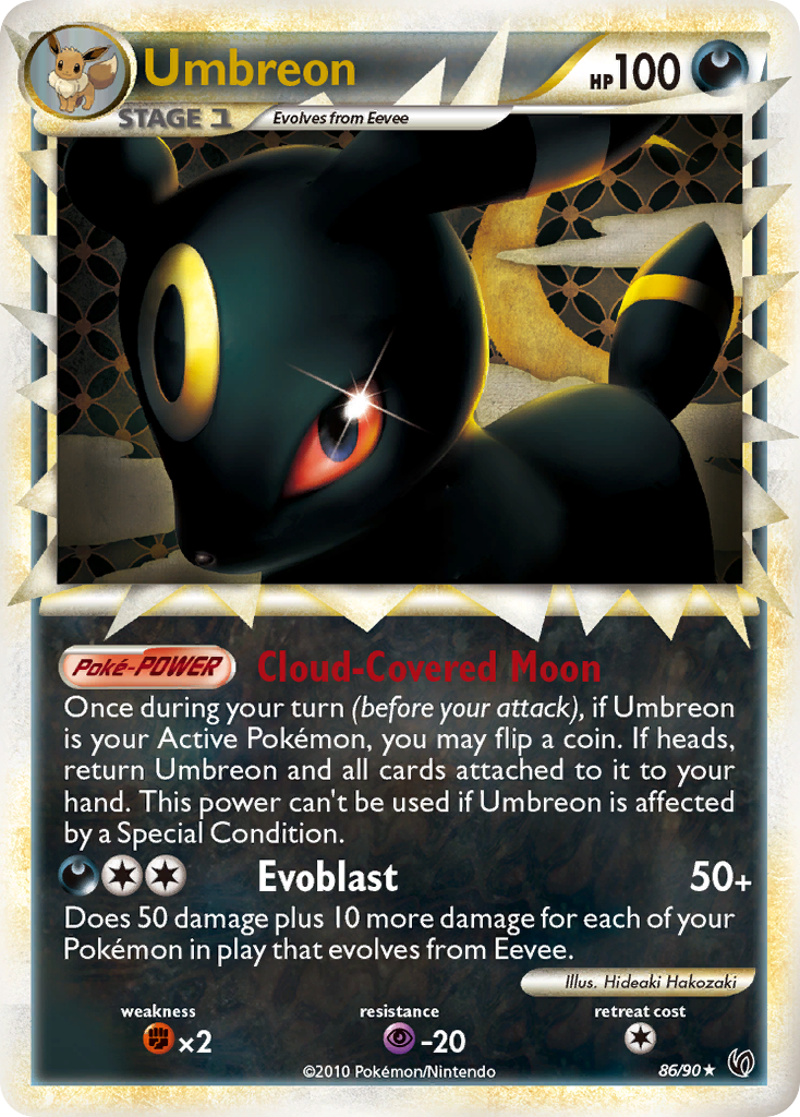 Umbreon (86/90) [HeartGold & SoulSilver: Undaunted] - Waypoint Games CA