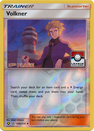 Volkner (135a/156) (League Challenge 3rd Place) [Sun & Moon: Ultra Prism] - Waypoint Games CA