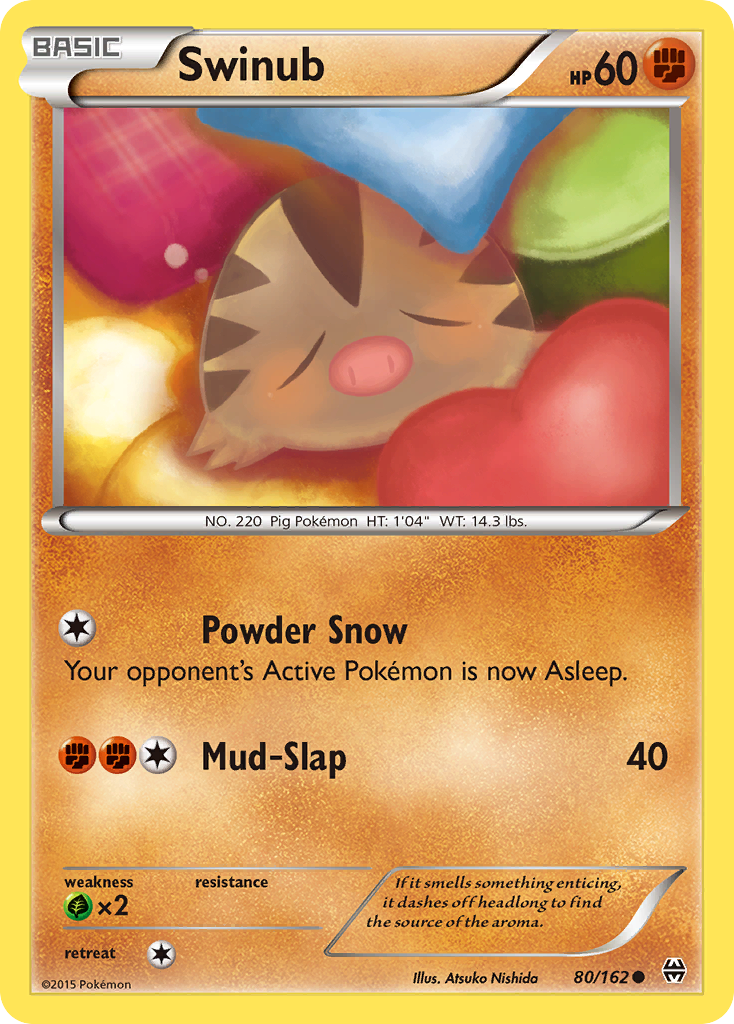 Swinub (80/162) [XY: BREAKthrough] - Waypoint Games CA