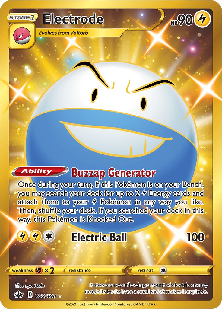 Electrode (222/198) [Sword & Shield: Chilling Reign] - Waypoint Games CA