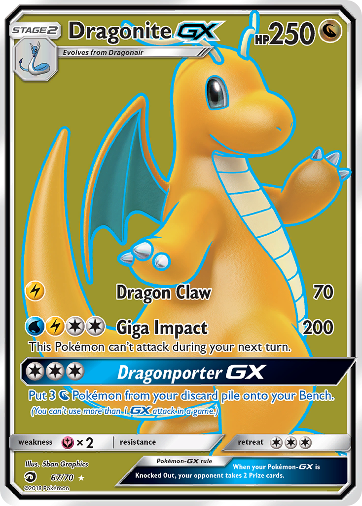 Dragonite GX (67/70) [Sun & Moon: Dragon Majesty] - Waypoint Games CA