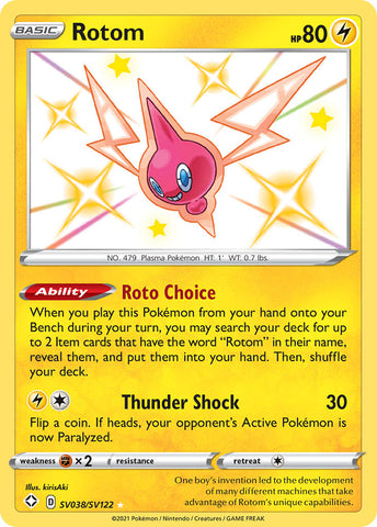 Rotom (SV038/SV122) [Sword & Shield: Shining Fates] - Waypoint Games CA