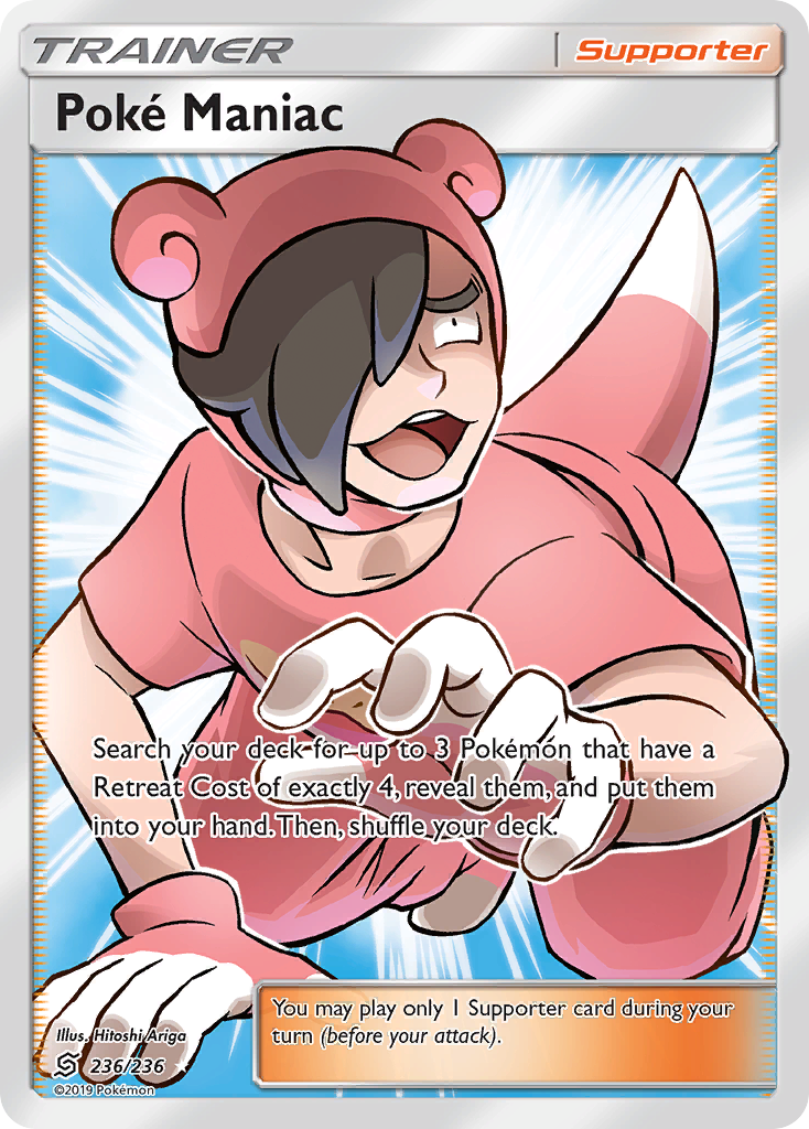 Poke Maniac (236/236) [Sun & Moon: Unified Minds] - Waypoint Games CA