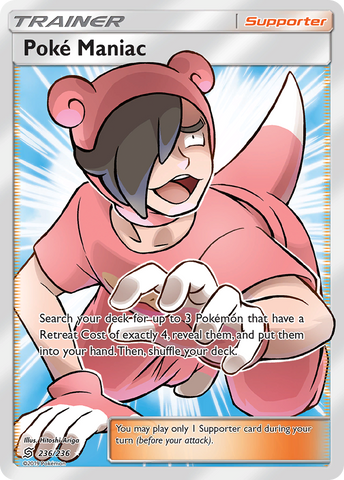 Poke Maniac (236/236) [Sun & Moon: Unified Minds] - Waypoint Games CA