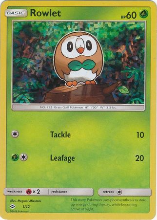 Rowlet (1/12) [McDonald's Promos: 2017 Collection] - Waypoint Games CA