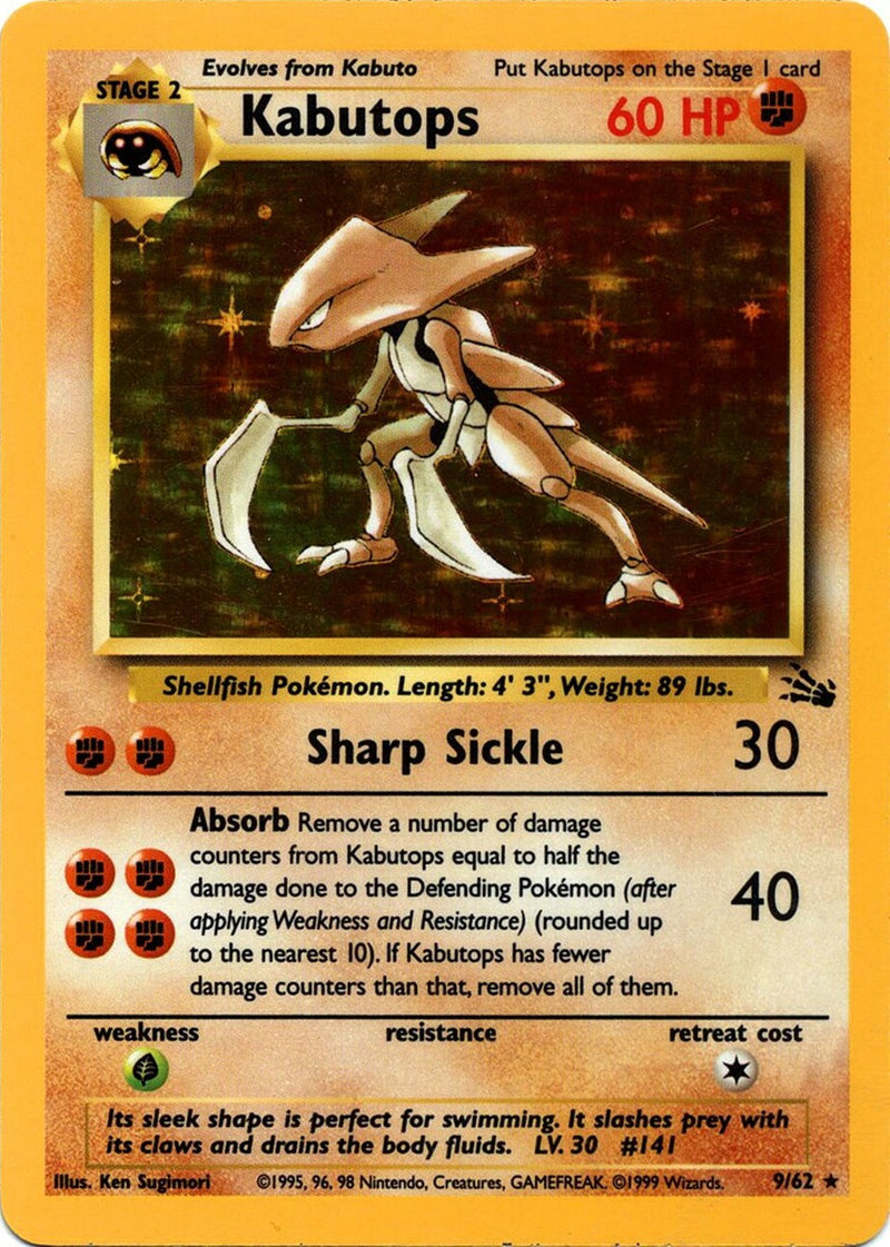 Kabutops (9/62) [Fossil Unlimited] - Waypoint Games CA