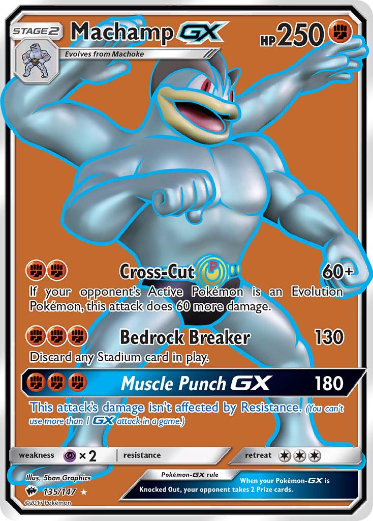 Machamp GX (135/147) [Sun & Moon: Burning Shadows] - Waypoint Games CA