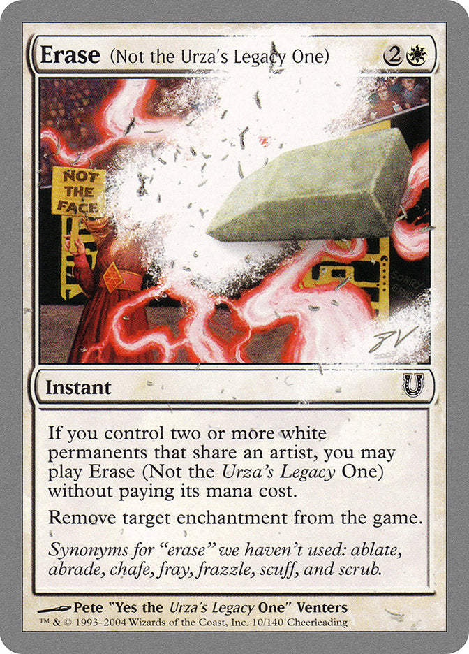 Erase (Not the Urza's Legacy One) [Unhinged] - Waypoint Games CA