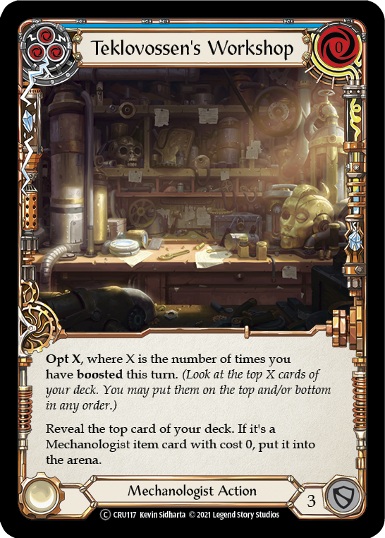 Teklovossen's Workshop (Blue) [U-CRU117] (Crucible of War Unlimited)  Unlimited Normal - Waypoint Games CA
