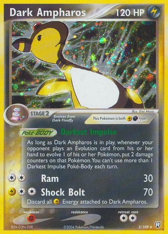 Dark Ampharos (2/109) [EX: Team Rocket Returns] - Waypoint Games CA