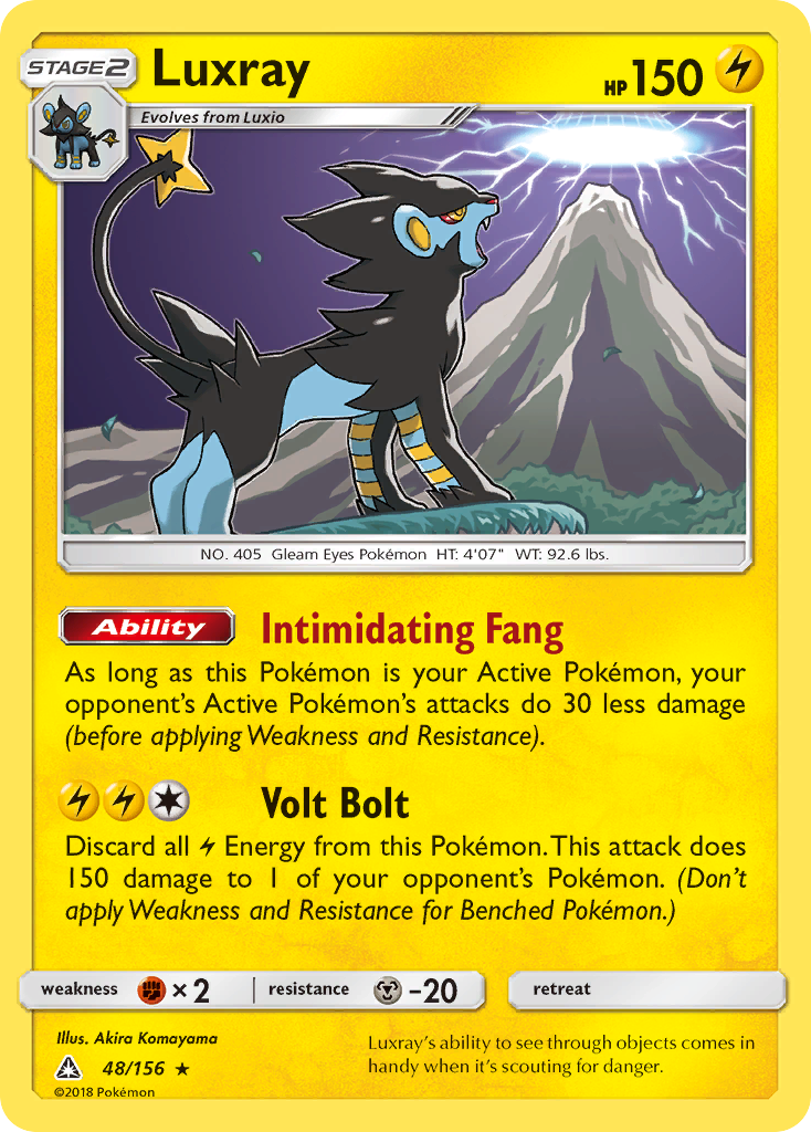 Luxray (48/156) [Sun & Moon: Ultra Prism] - Waypoint Games CA