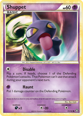 Shuppet (75/102) [HeartGold & SoulSilver: Triumphant] - Waypoint Games CA