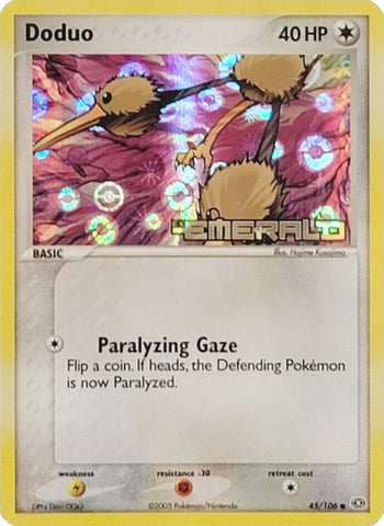 Doduo (45/106) (Stamped) [EX: Emerald] - Waypoint Games CA