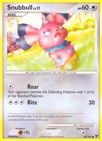 Snubbull (84/106) [Diamond & Pearl: Great Encounters] - Waypoint Games CA