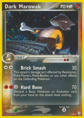 Dark Marowak (7/109) (Theme Deck Exclusive) [EX: Team Rocket Returns] - Waypoint Games CA