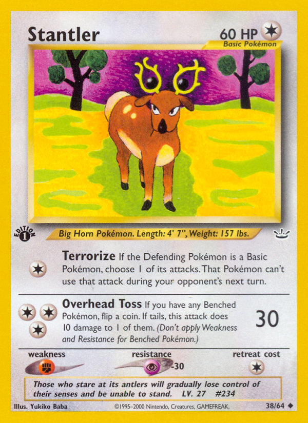 Stantler (38/64) [Neo Revelation 1st Edition] - Waypoint Games CA