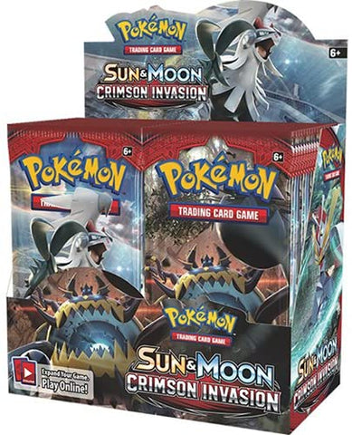 Pokemon Sun and Moon Crimson Invasion Booster Box