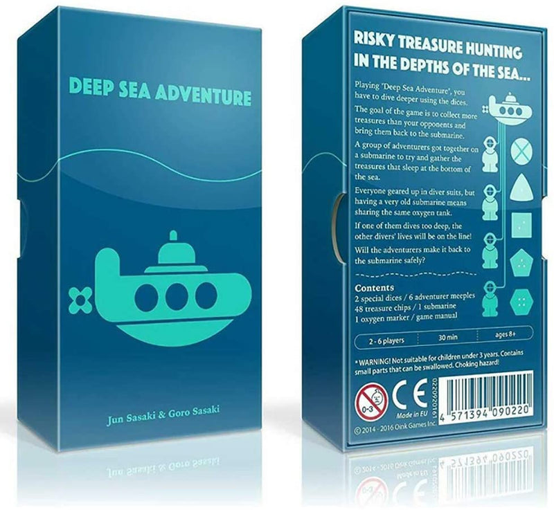 Deep Sea Adventure: A Treasure-Hunting Travel Board Game
