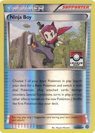 Ninja Boy (103/114) (League Promo) [XY: Steam Siege] - Waypoint Games CA