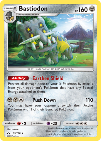 Bastiodon (85/156) [Sun & Moon: Ultra Prism] - Waypoint Games CA