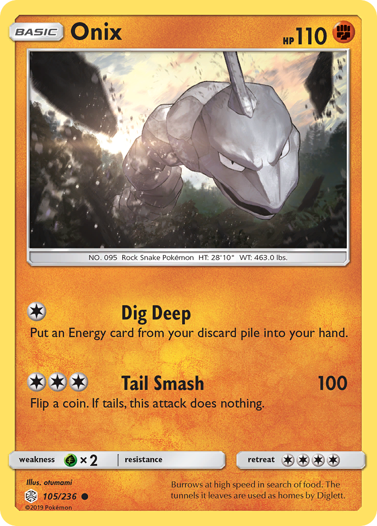 Onix (105/236) [Sun & Moon: Cosmic Eclipse] - Waypoint Games CA