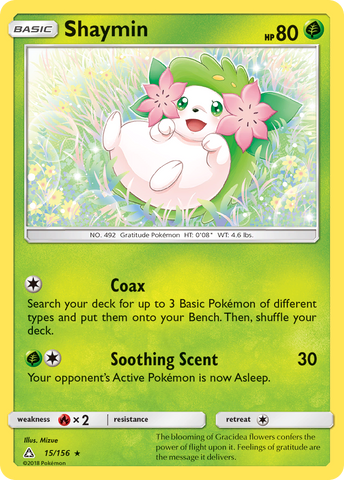 Shaymin (15/156) [Sun & Moon: Ultra Prism] - Waypoint Games CA