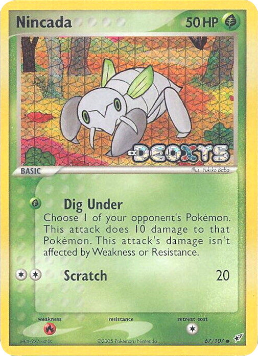Nincada (67/107) (Stamped) [EX: Deoxys] - Waypoint Games CA