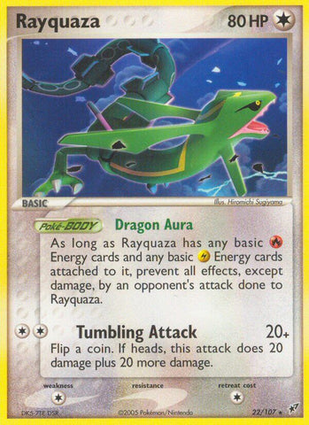 Rayquaza (22/107) (Theme Deck Exclusive) [EX: Deoxys] - Waypoint Games CA