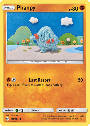 Phanpy (111/214) [Sun & Moon: Lost Thunder] - Waypoint Games CA