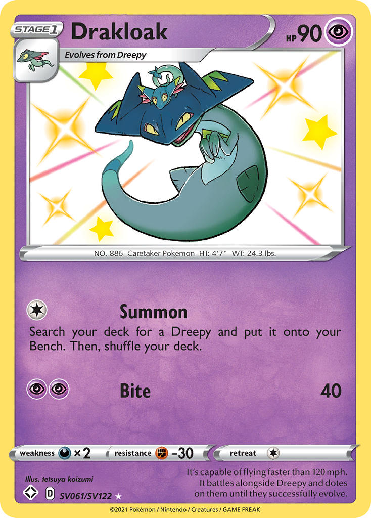 Drakloak (SV061/SV122) [Sword & Shield: Shining Fates] - Waypoint Games CA